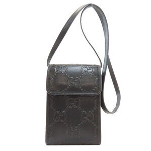 Gucci 625571 GG Embossed Mini Shoulder Bag in Calfskin for Men